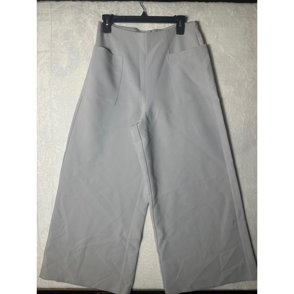 Jason Wu Wide Leg Gray Trousers Size 6